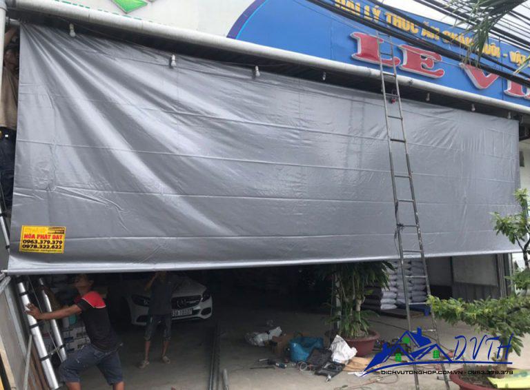 bạt che tự cuốn