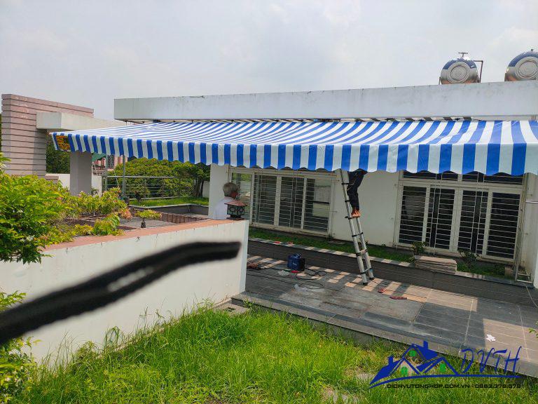 Mái che bạt kéo tại Hà Giang