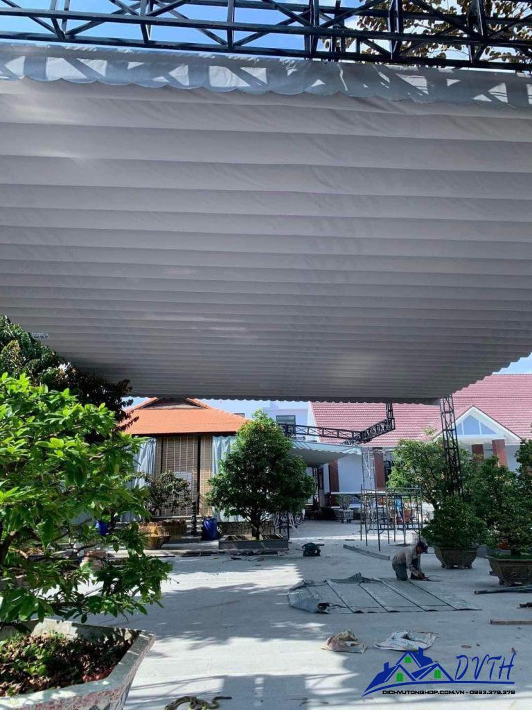 Mái che bạt kéo tại An Giang