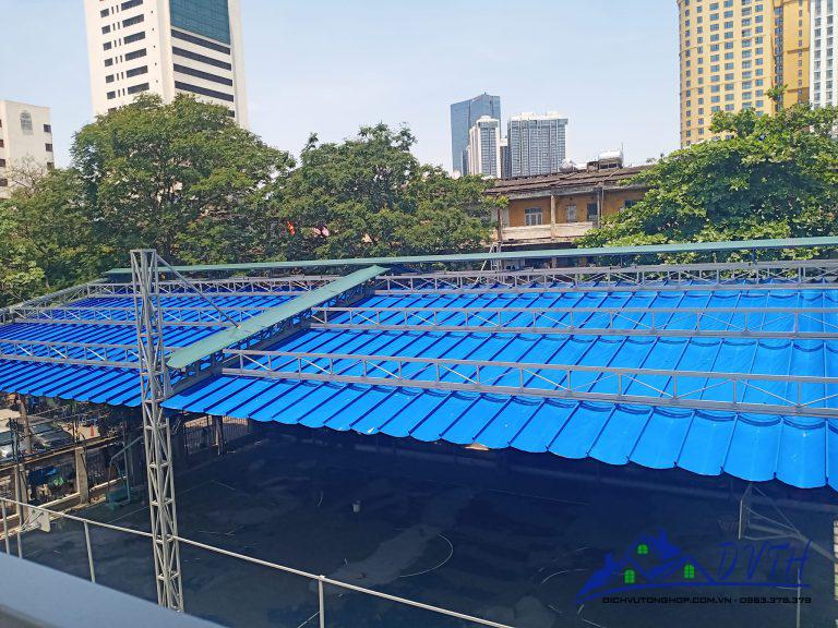 Mái che bạt kéo tại Tiền Giang