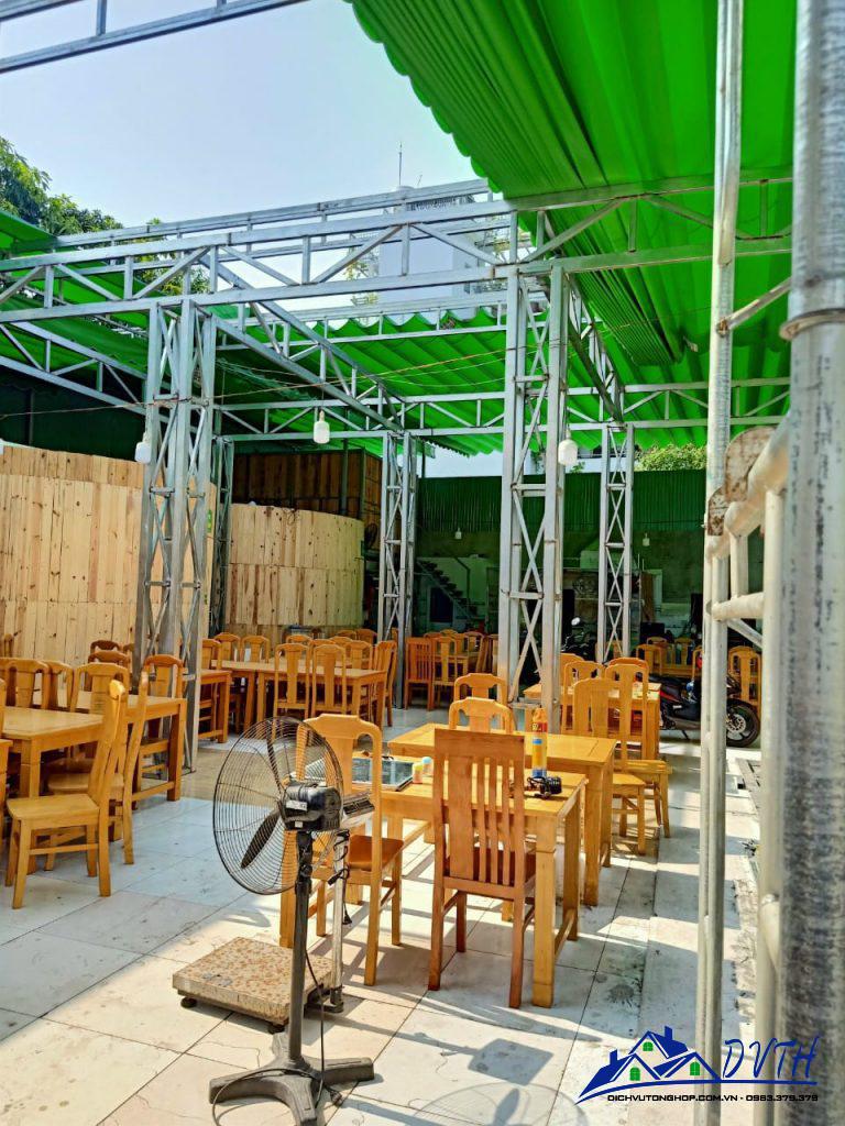 Mái che bạt kéo tại Bắc Giang