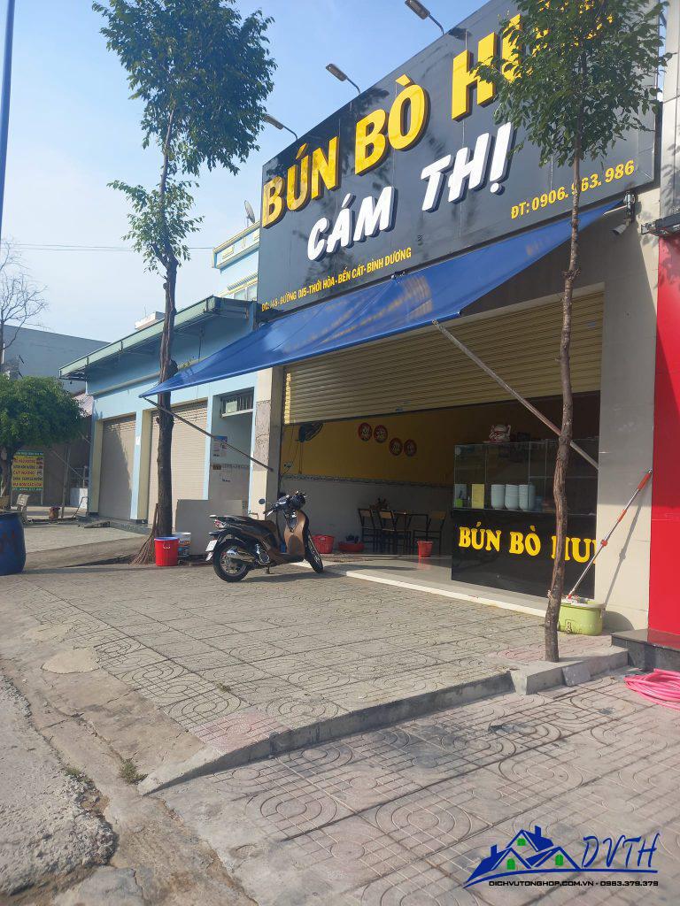 Mái che bạt kéo tại Gia Lai