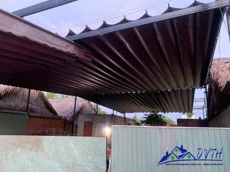 Mái che bạt kéo tại Bến Tre