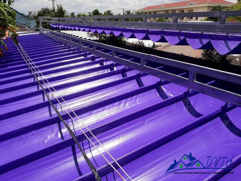 Mái che bạt kéo tại Lào Cai