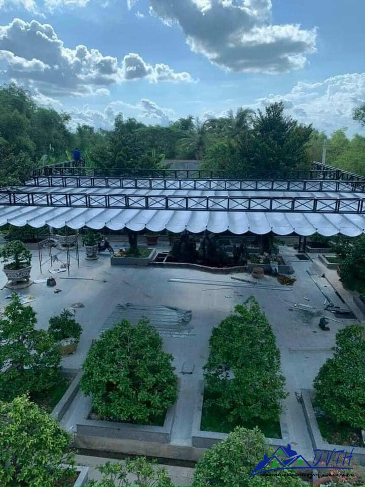 Mái che bạt kéo tại Hưng Yên