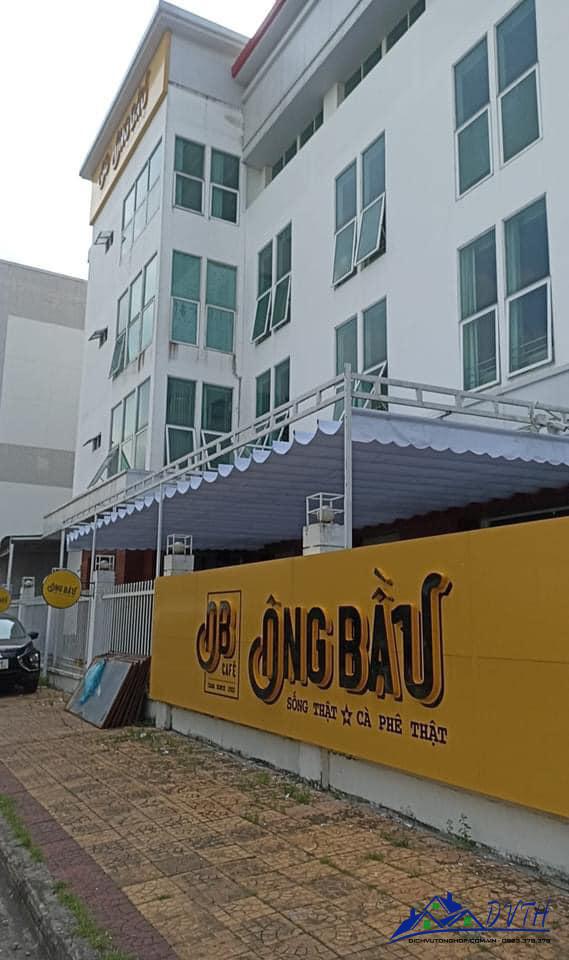 Mái che bạt kéo tại Ninh Bình