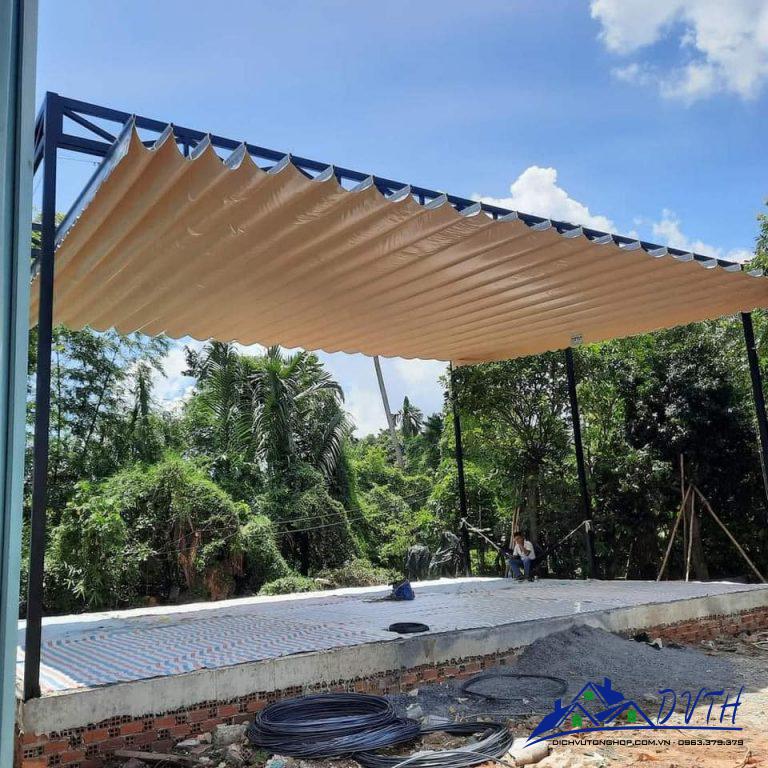 Mái che bạt kéo tại Sơn La