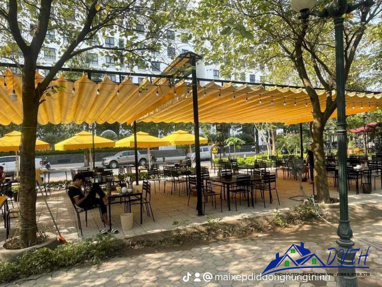 Mái che bạt kéo tại Trà Vinh