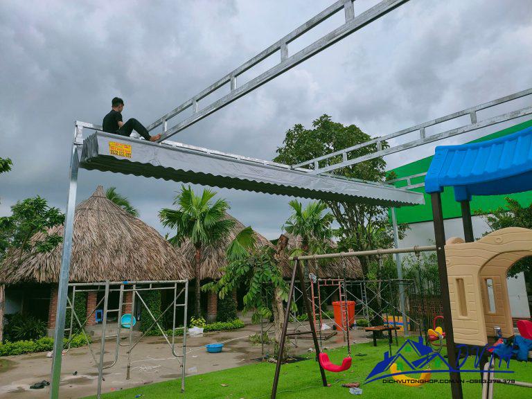 Mái che bạt kéo tại Thái Nguyên