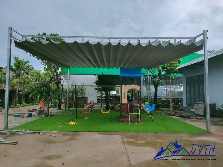 Mái che bạt kéo tại Quảng Trị