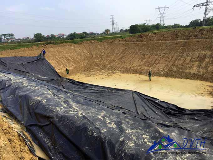 Bạt lót hồ tại Lâm Đồng
