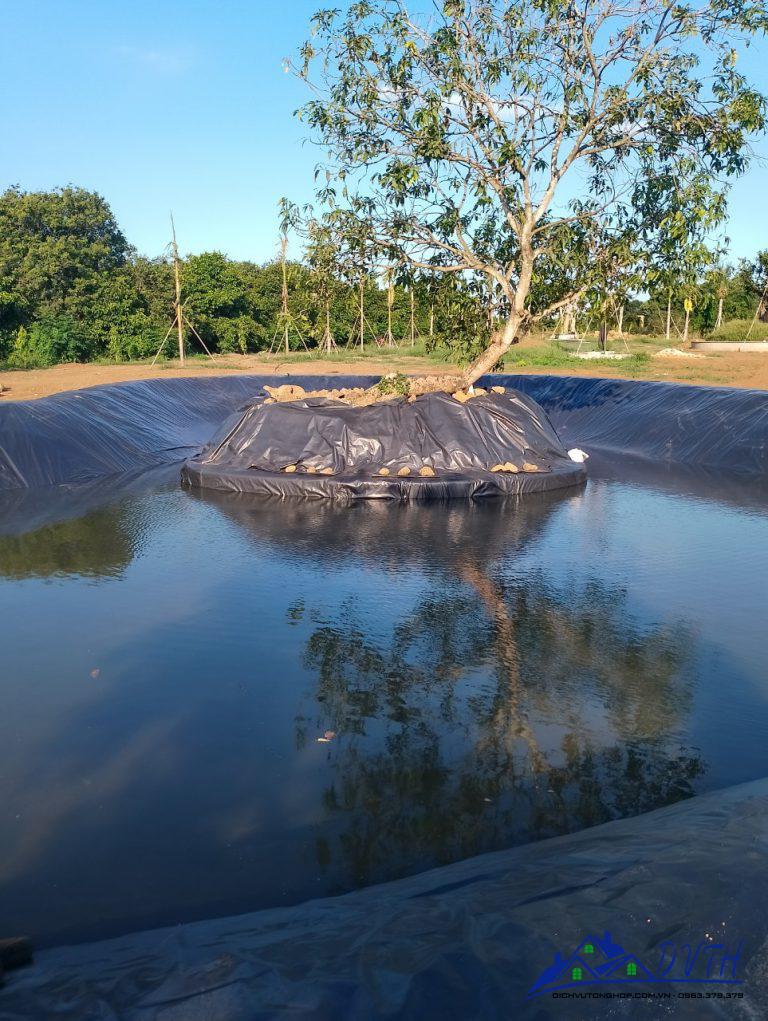 Bạt lót hồ tại Bạc Liêu