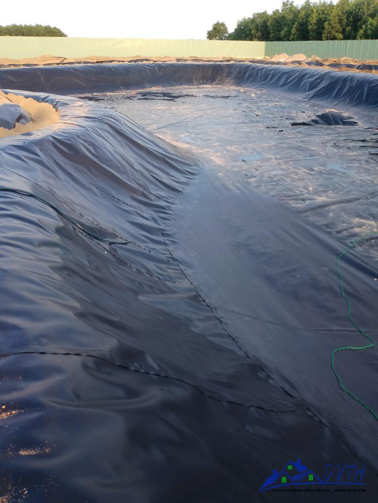 Bạt lót hồ tại Tuyên Quang