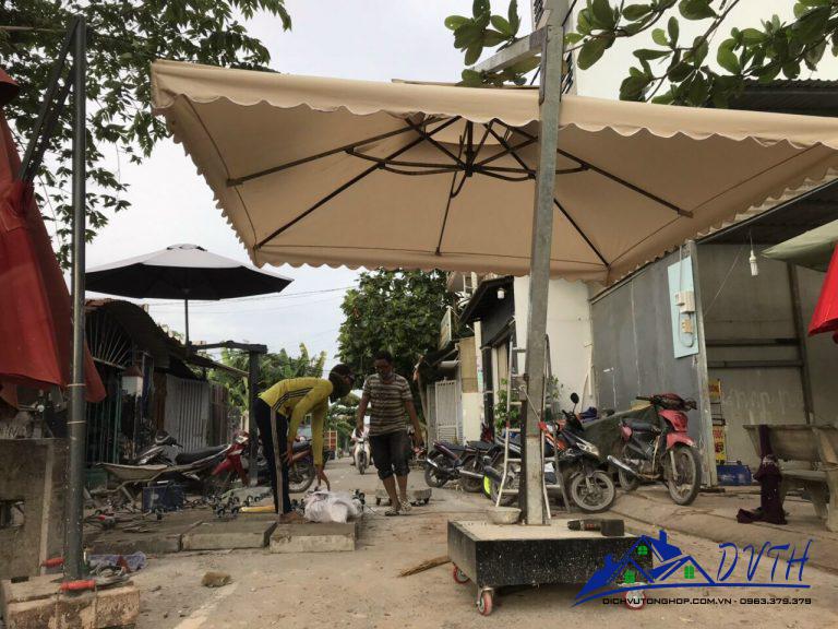 Ô dù che nắng tại Quảng Trị