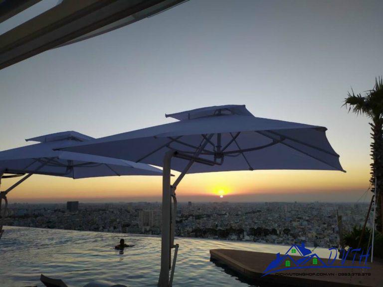 Ô dù che nắng tại Ninh Thuận