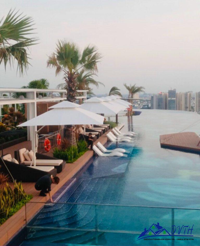 Ô dù che nắng tại Tiền Giang