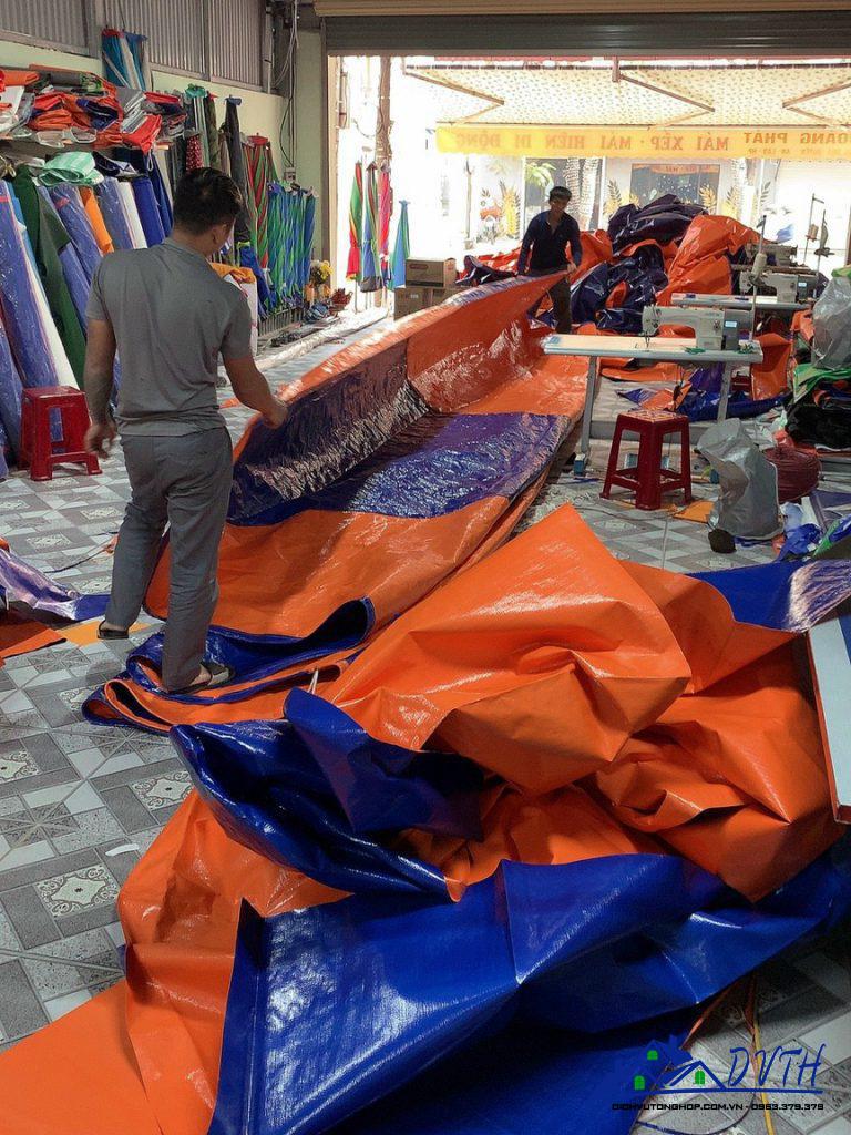 Bạt nhựa xanh cam tại An Giang