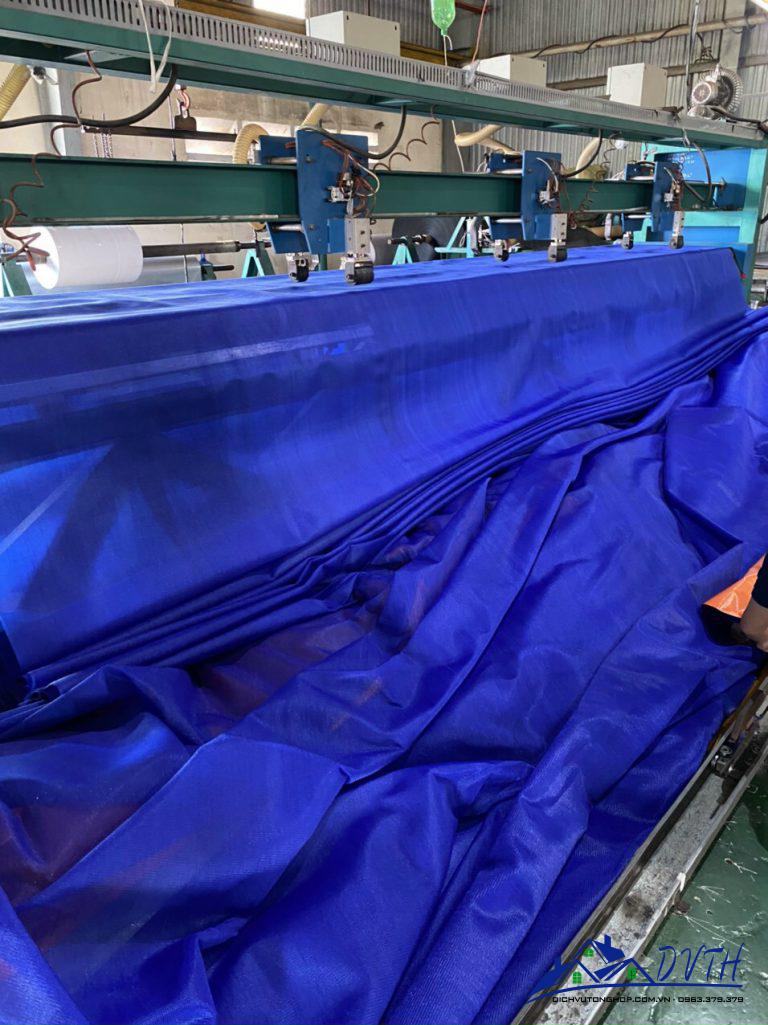 Bạt nhựa xanh cam tại Bình Dương
