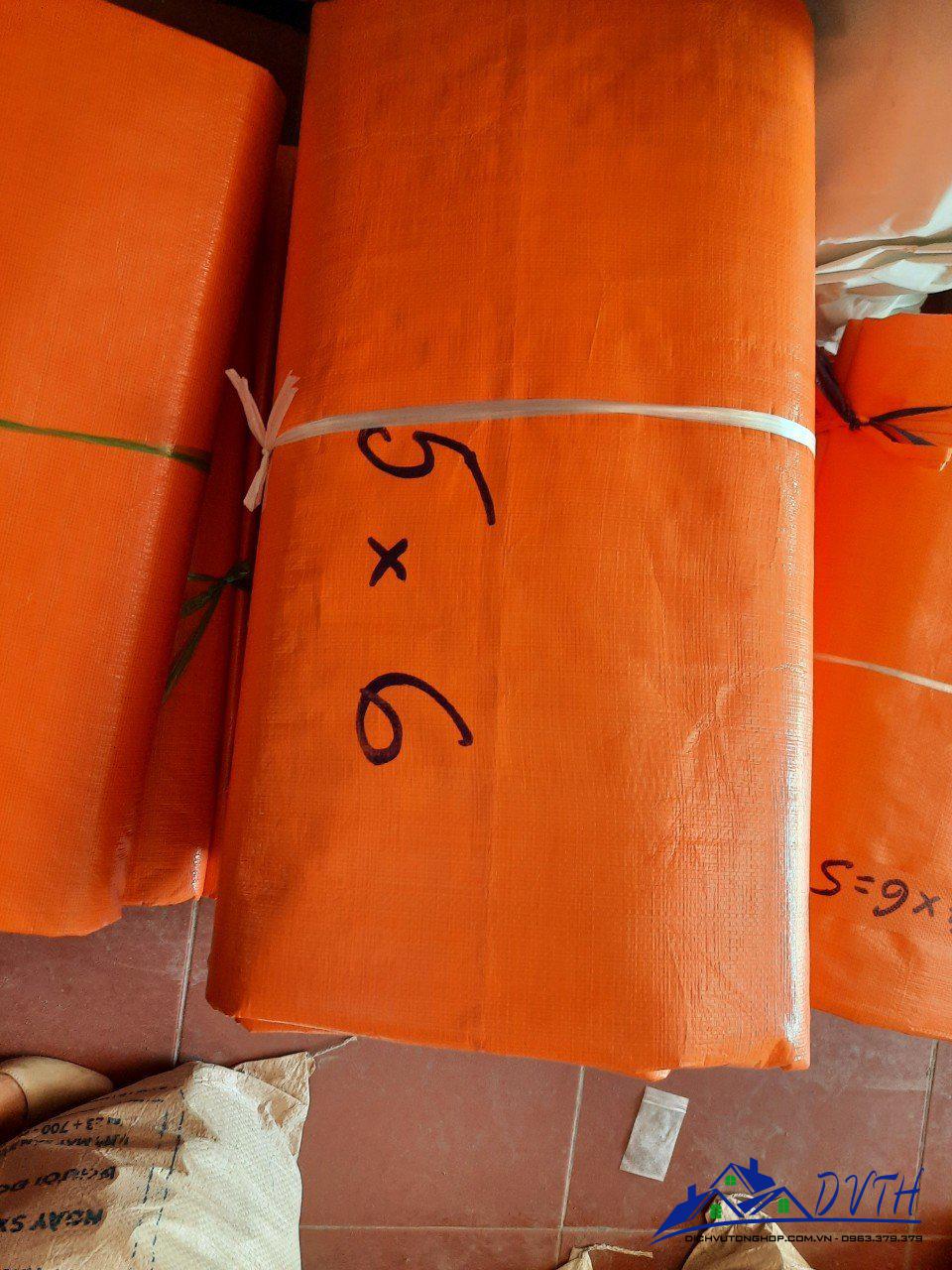Bạt nhựa xanh cam tại Cà Mau