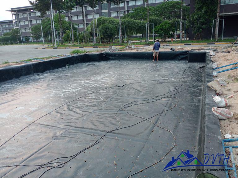 Thi công màng HDPE tại Cà Mau