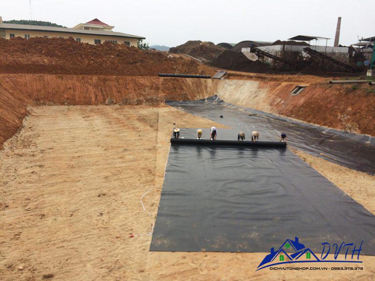 Thi công màng HDPE tại Ninh Bình