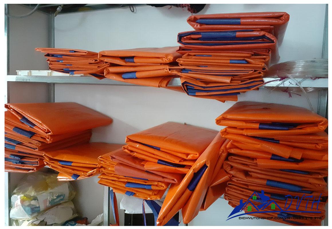 Bạt nhựa xanh cam tại Thái Nguyên