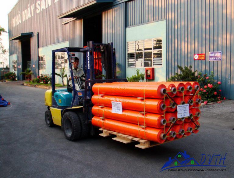 Bạt nhựa xanh cam tại Yên Bái