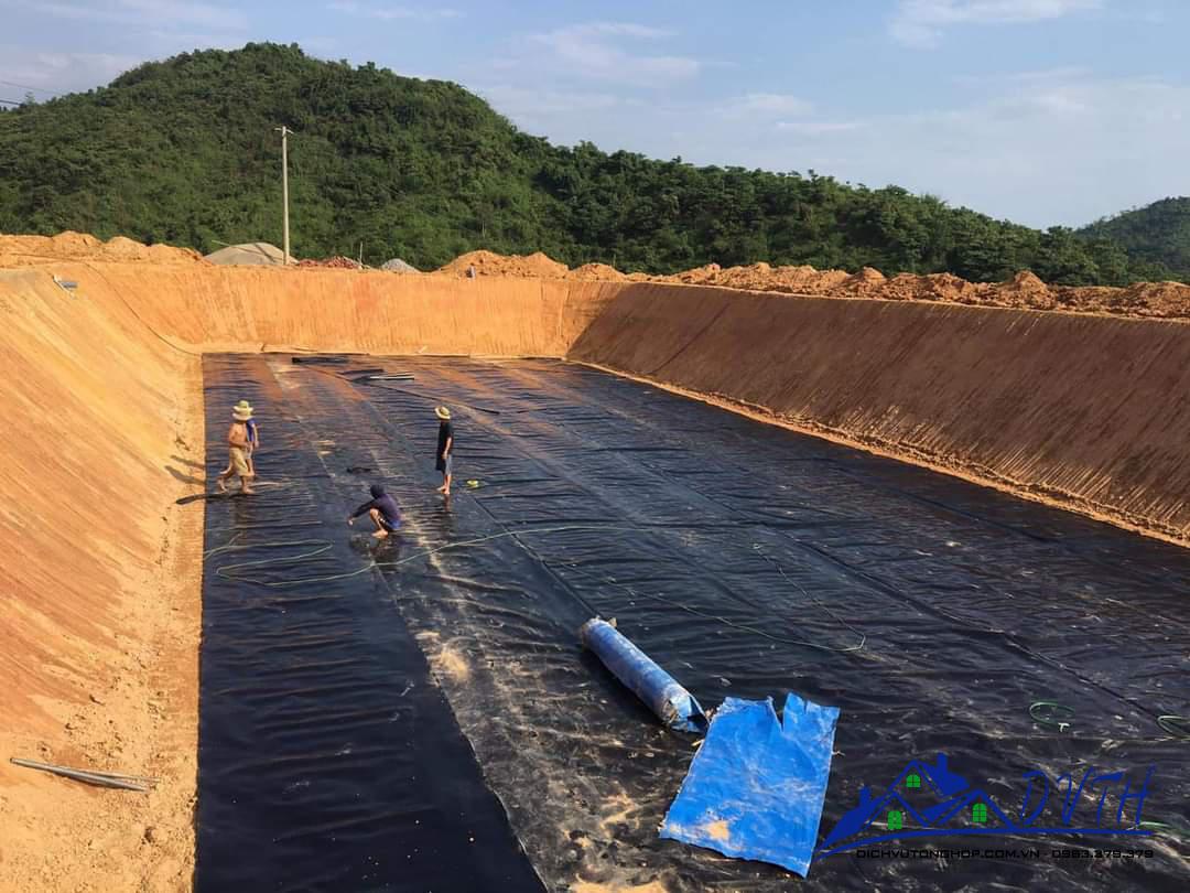 Thi công màng HDPE tại Hưng Yên