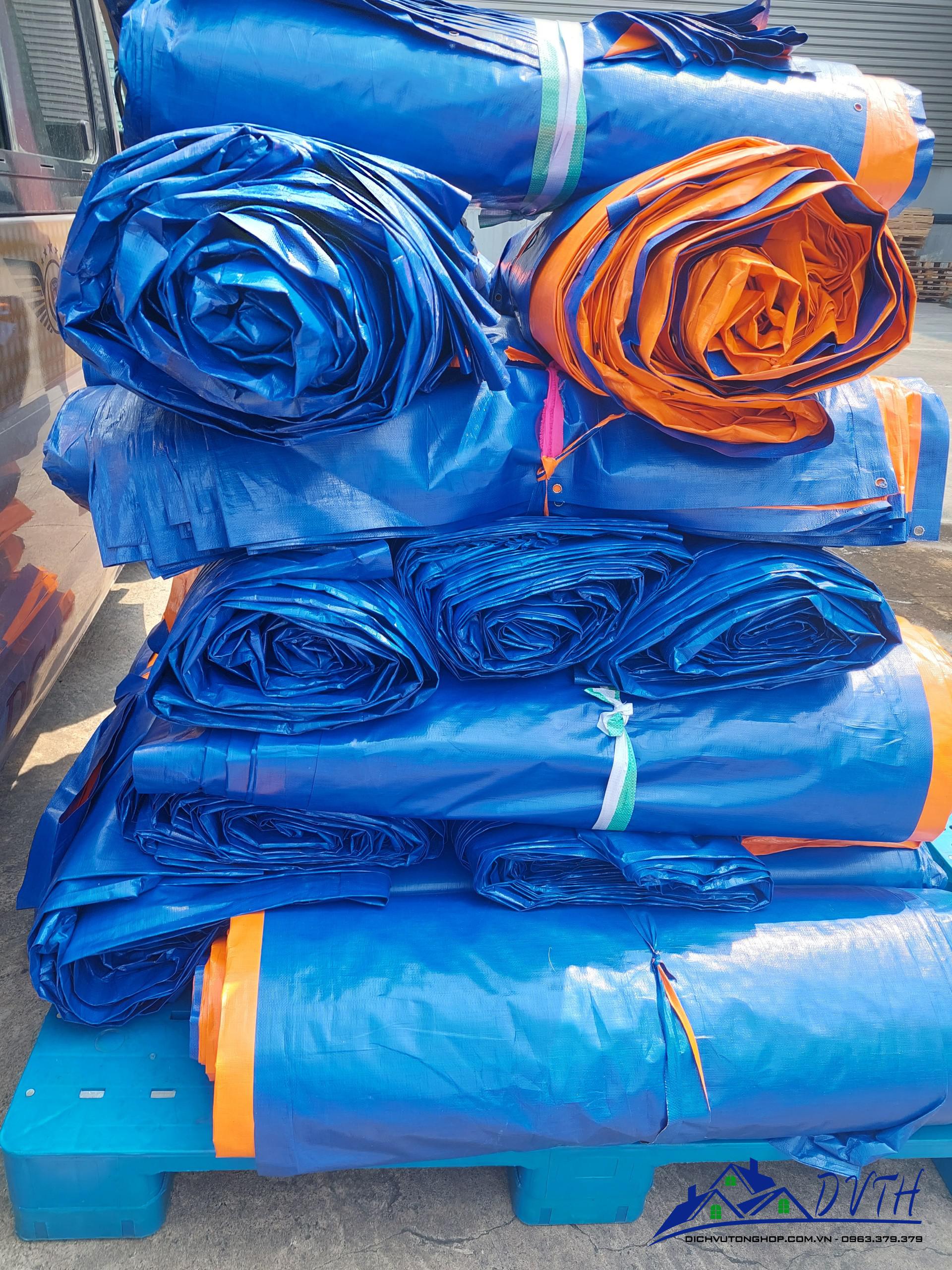Bạt nhựa xanh cam tại Hà Tĩnh