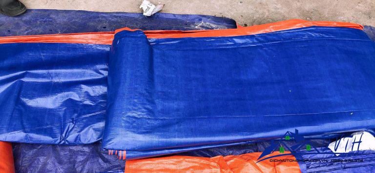 Bạt nhựa xanh cam tại Hà Giang