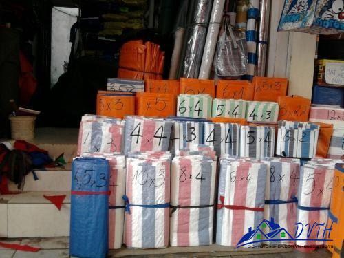 Bạt nhựa xanh cam tại Đồng Nai