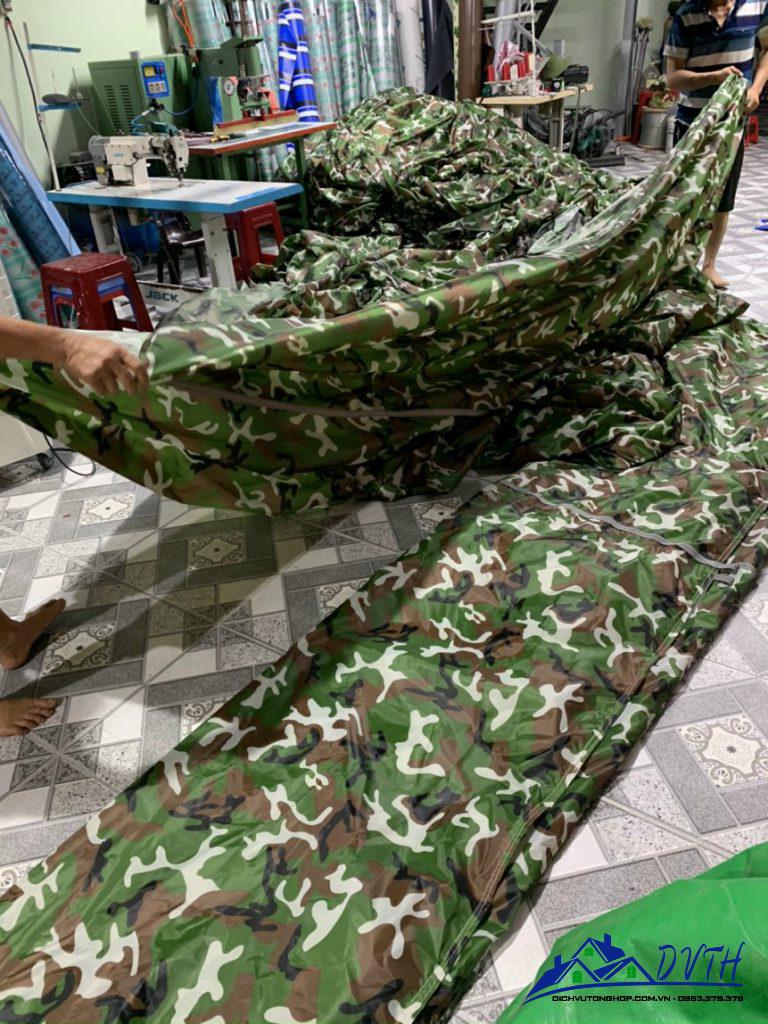 Bạt nhựa xanh cam tại Long An