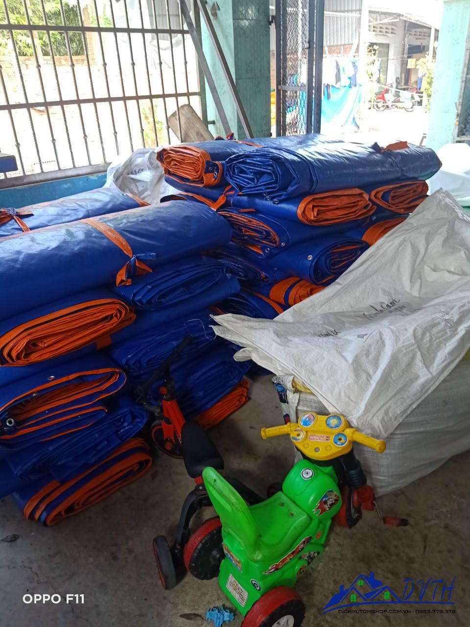 Bạt nhựa xanh cam tại Kiên Giang