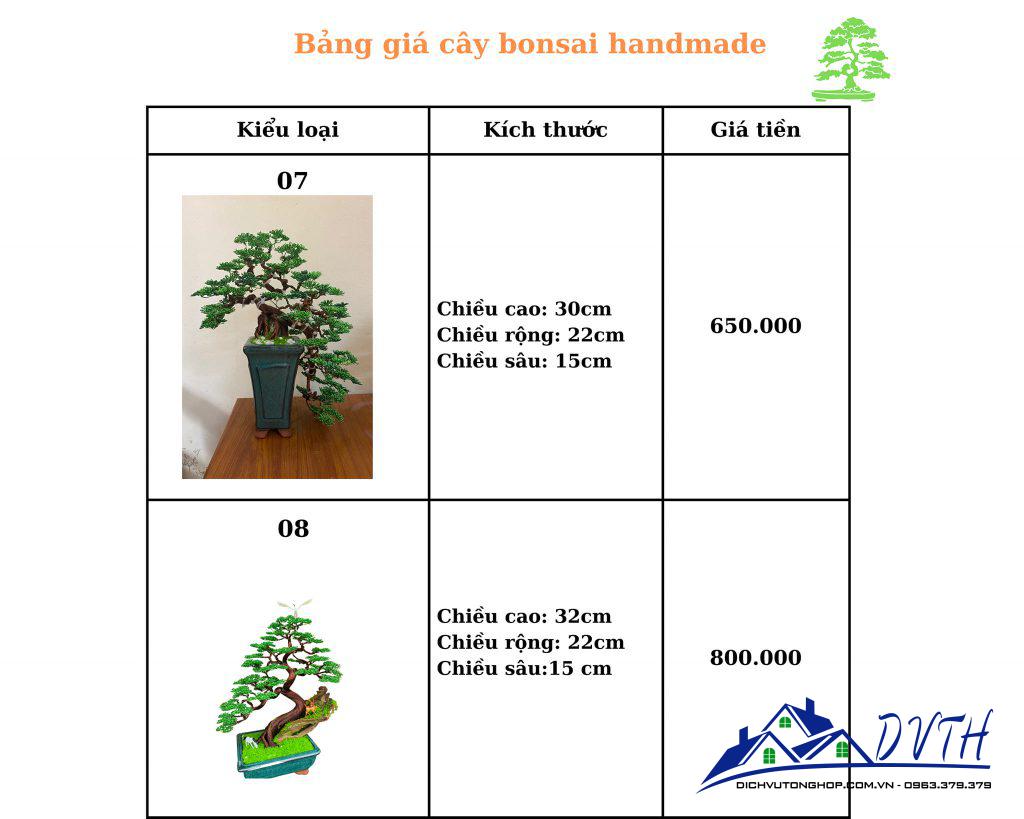 Giá cây bonsai handmade bằng dây đồng 4